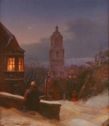 Meißen im Winter 1854 Ernst Ferdinand Oehme.jpg